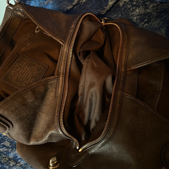 Coach Edie Signature Canvas Hobo Shoulder Bag - Picture 5 of 15
